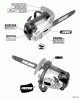 Echo CS-360T - Chainsaw, S/N: C04412001001 - C04412999999 Ersatzteile Labels
