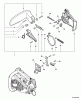 Echo CS-330T - Chainsaw, S/N: C09613001001 - C09613999999 Ersatzteile Chain Brake -- GRAY MODELS