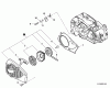 Echo CS-330T - Chainsaw, S/N: C09613001001 - C09613999999 Ersatzteile Starter -- GRAY MODELS