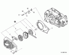 Echo CS-330T - Chainsaw, S/N: C09613001001 - C09613999999 Ersatzteile Starter -- ORANGE MODELS
