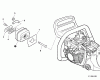 Echo CS-400 - Chainsaw, S/N: C09011001001 - C09011999999 Ersatzteile Exhaust