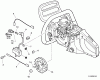 Echo CS-370 - Chainsaw, S/N: C08911001001 - C08911999999 Ersatzteile Ignition, Flywheel