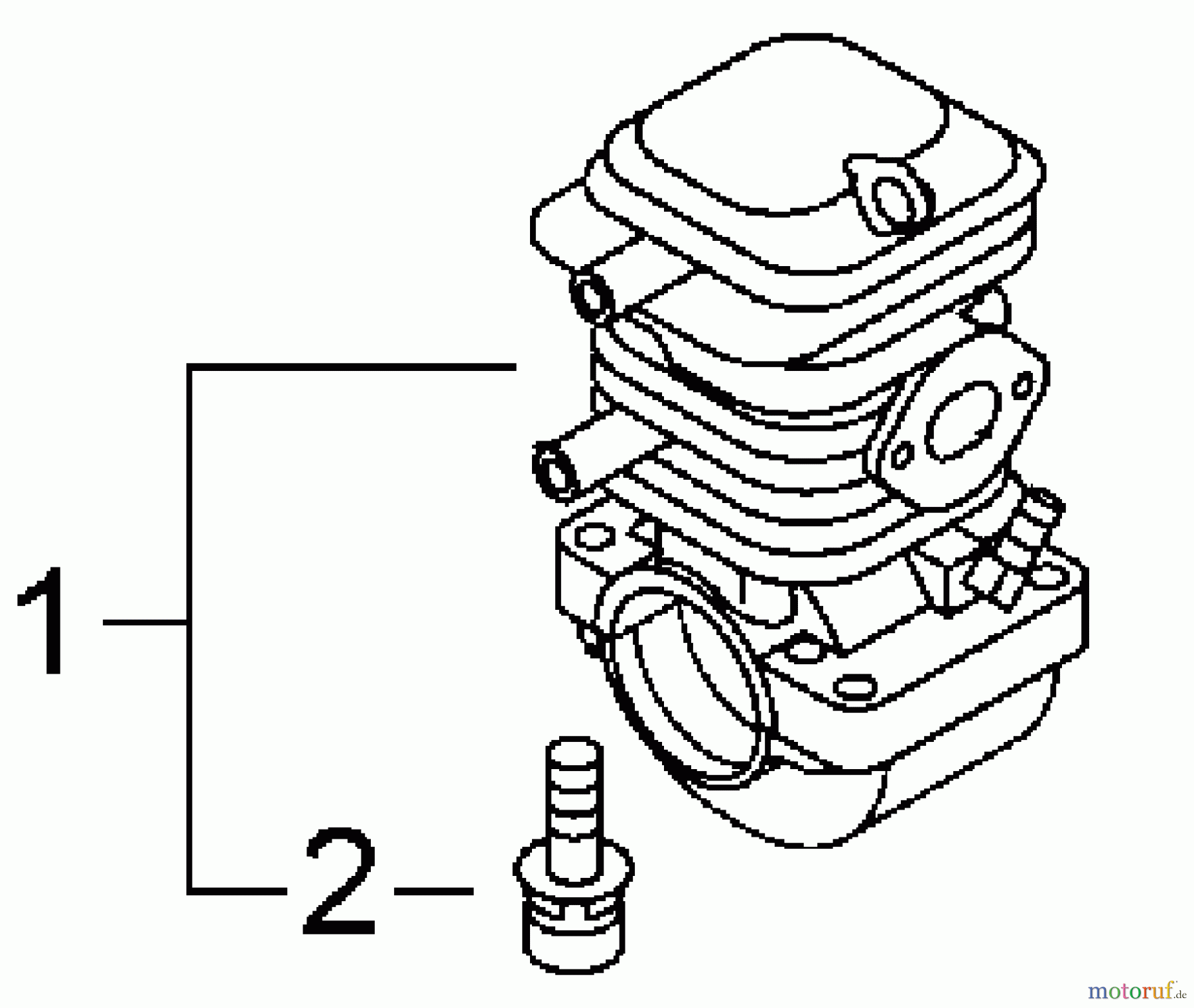  Echo Sägen, Kettensägen CS-420ES - Echo Chainsaw, S/N: 20001001 - 20999999 Cylinder, Crankcase: S/N 20010521-20999999