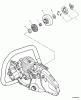 Echo CS-440 - Chainsaw, S/N: 10001001 - 10999999 Ersatzteile Clutch