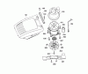 Wolf-Garten Esprit 40 E/A 4961006 Serie A (2002) Ersatzteile Abdeckhaube Motor, Messer, Motor