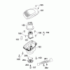 Wolf-Garten Esprit 46 E 4620683 Serie A (2003) Ersatzteile Abdeckhaube Motor, Messer, Motor