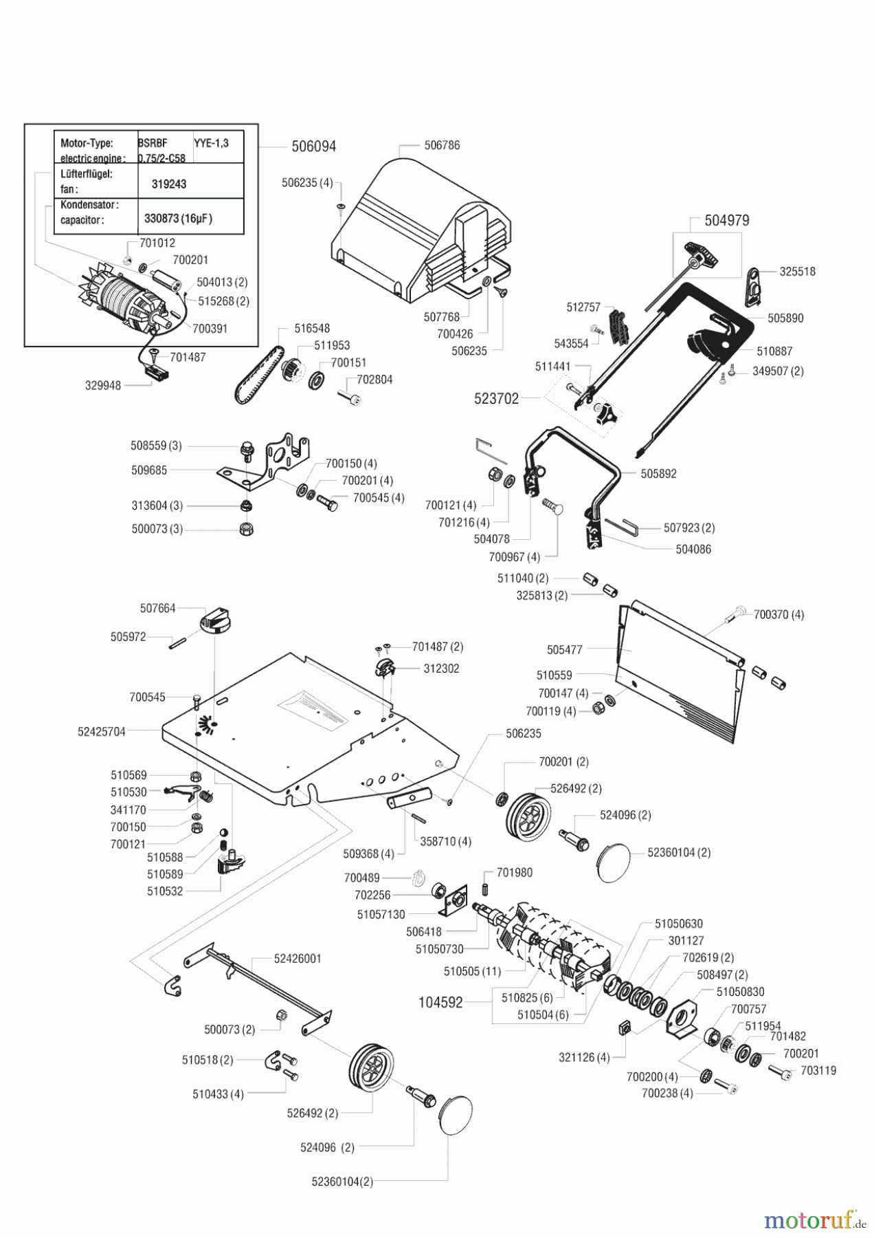 AL-KO Gartentechnik Vertikutierer 36 VE vor 10/1998 Seite 1