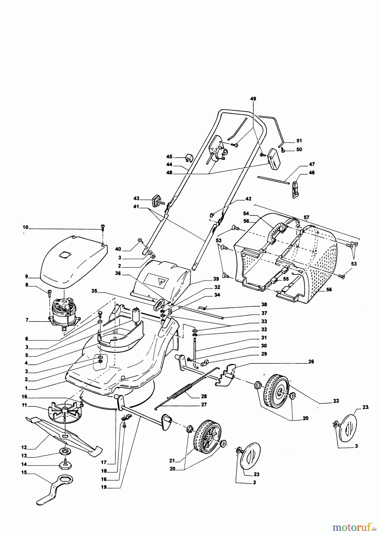  AL-KO Gartentechnik Elektrorasenmäher Vega 480 E vor 01/1998 Seite 1