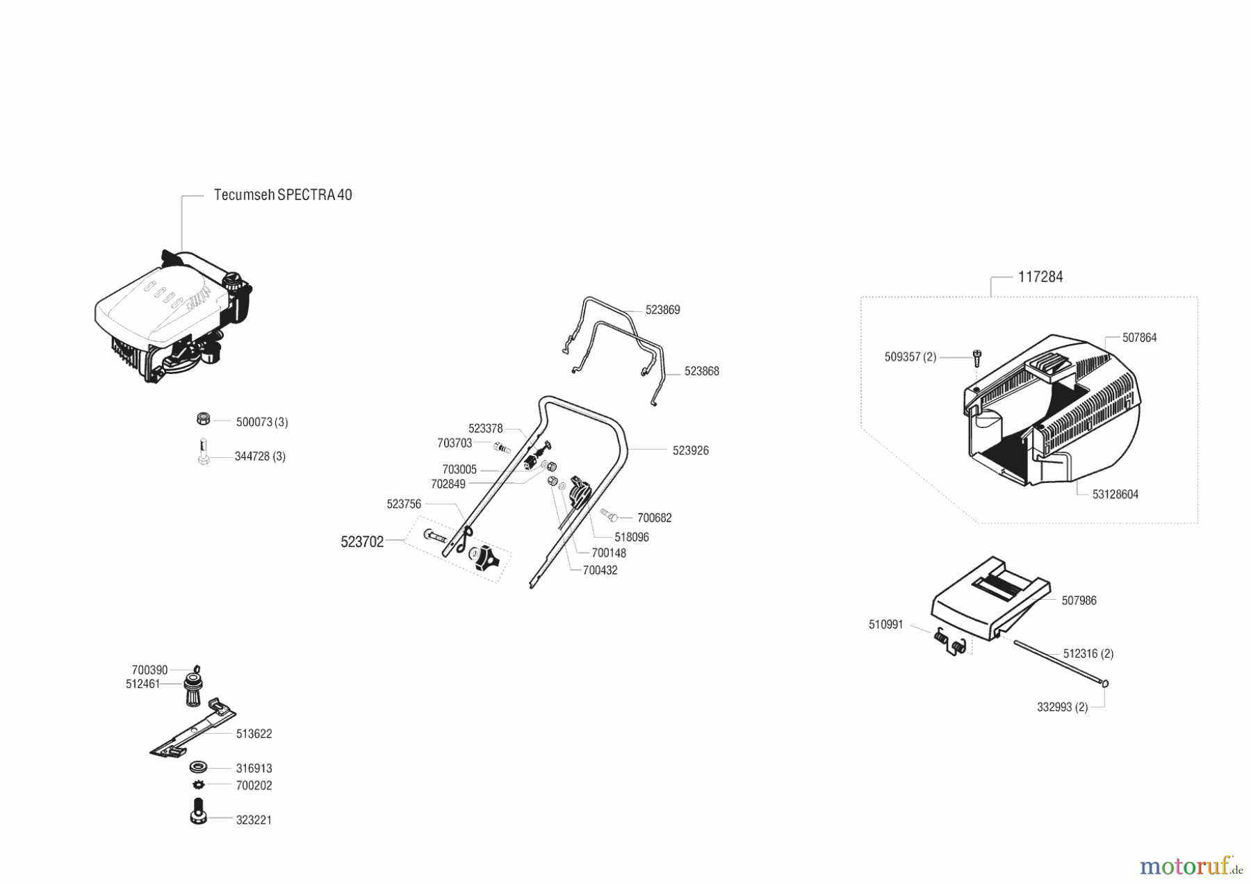  AL-KO Gartentechnik Benzinrasenmäher Rasaero CL 480 BR Seite 1