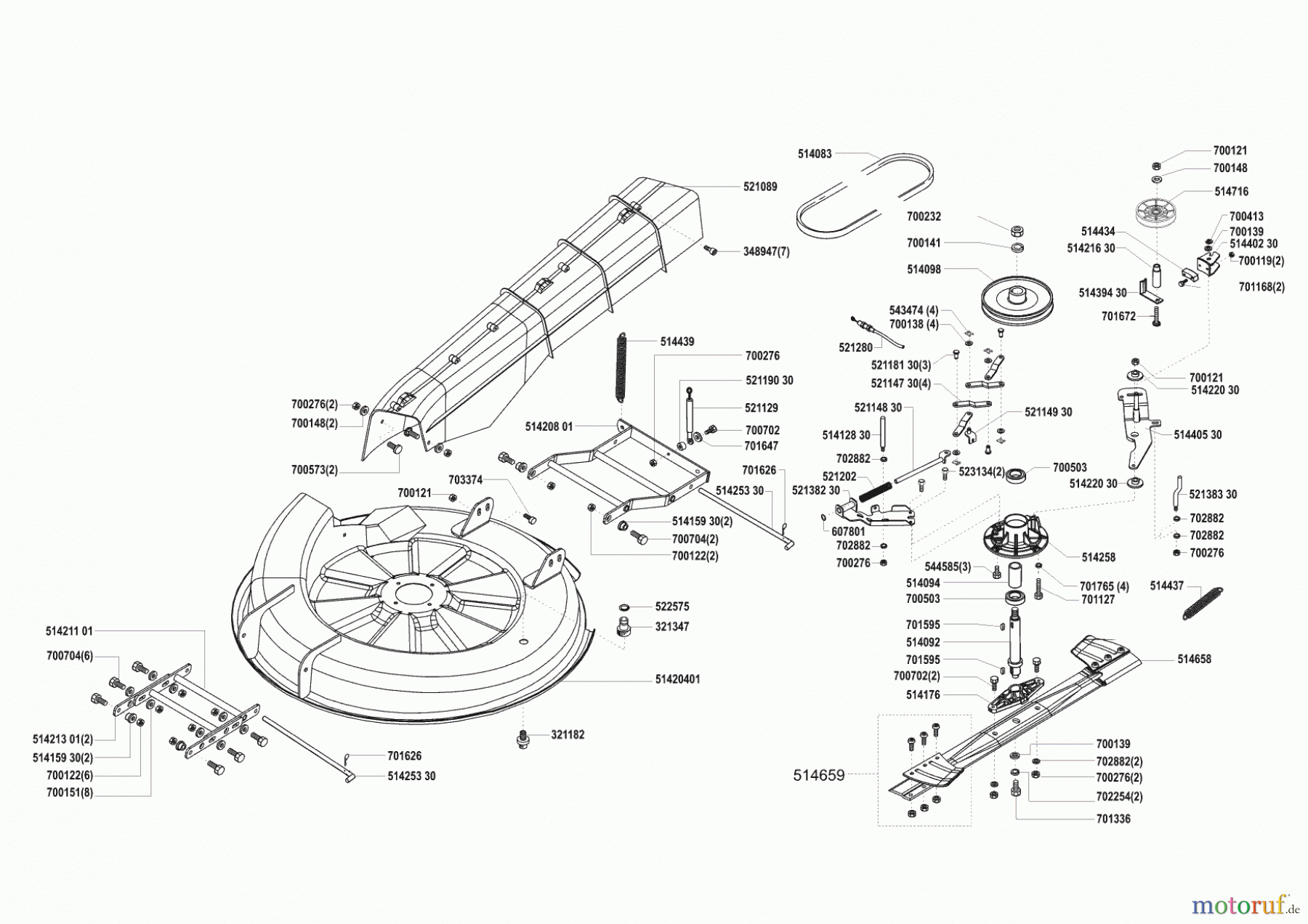 Concord Gartentechnik Rasentraktor T13-85 HD-H vor 02/1999 Seite 5