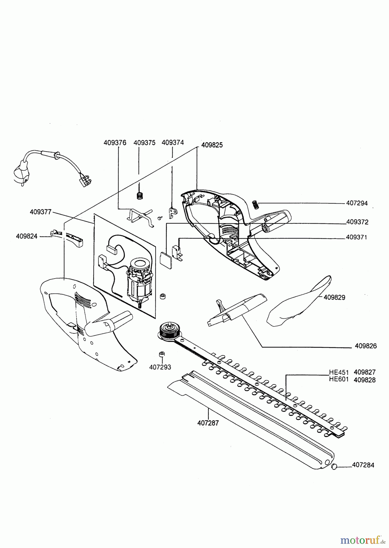 AL-KO Gartentechnik Heckenscheren HE 400-56 00/0 Seite 1