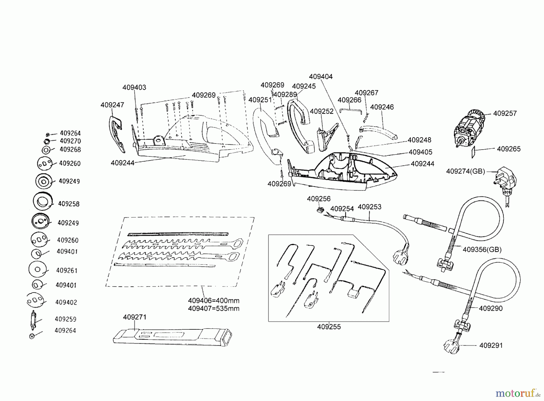 AL-KO Gartentechnik Heckenscheren HE 401 S  00/0 Seite 1