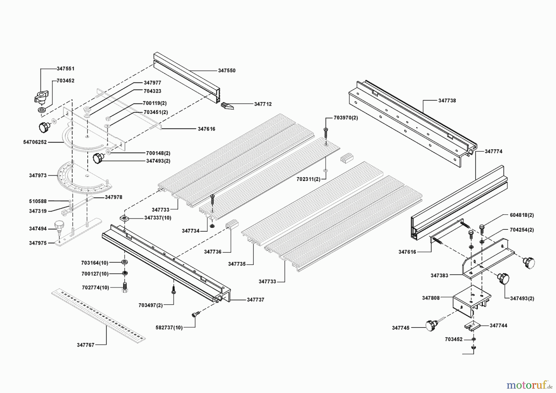 AL-KO Heimwerkertechnik Unterflurzugsäge UFS 240 E mit Box Seite 4