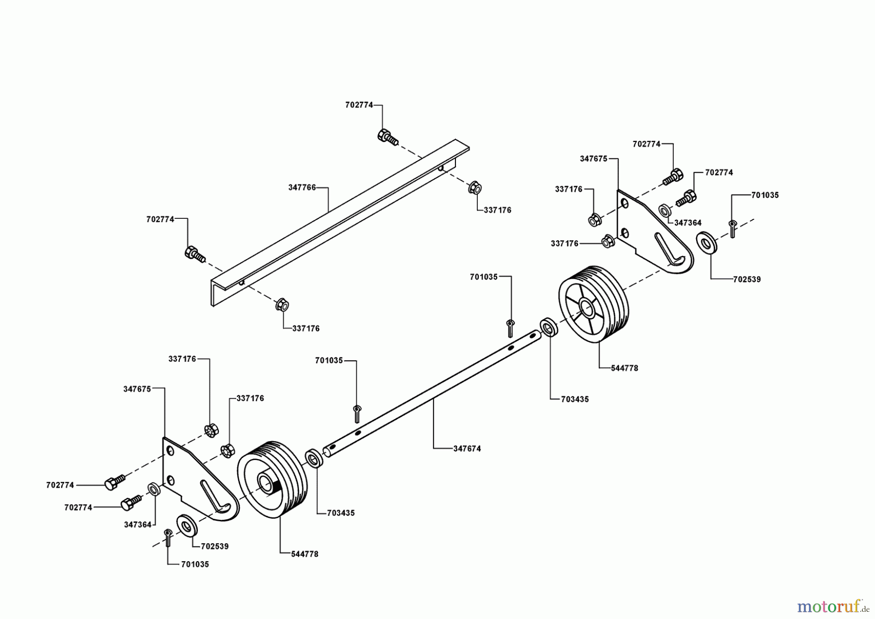  AL-KO Heimwerkertechnik Zubehör Heimwerkertechnik Radsatz PKS  00/0 Seite 1
