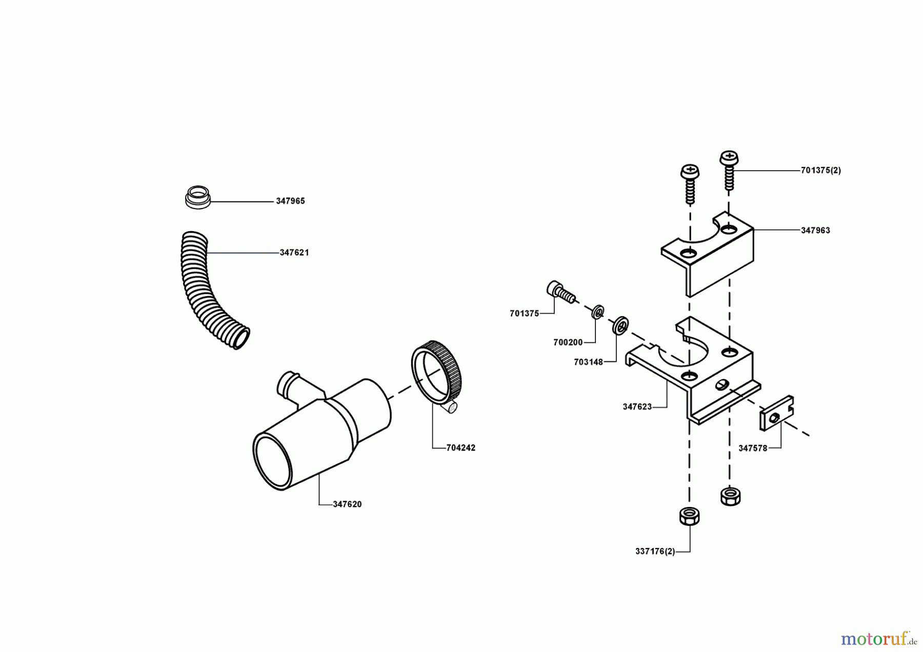  AL-KO Heimwerkertechnik Zubehör Heimwerkertechnik Staub- Absaugset PKS vor 02/2001 Seite 1