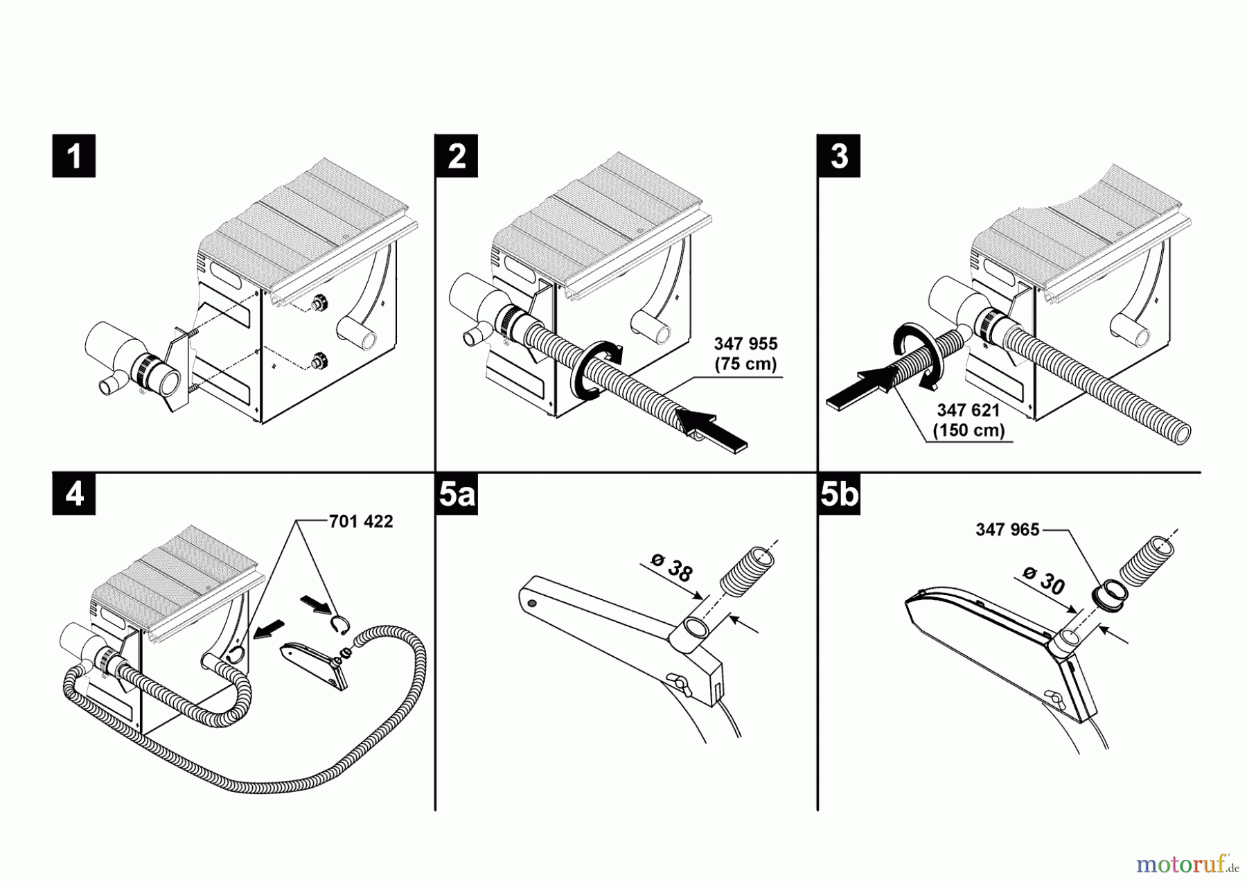 AL-KO Heimwerkertechnik Zubehör Heimwerkertechnik Absaugset Pro SA Seite 2
