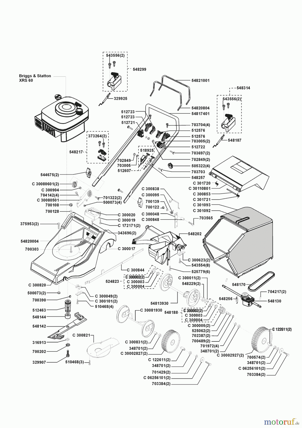  AL-KO Gartentechnik Benzinrasenmäher Highline 535  V vor 04/1997 Seite 1