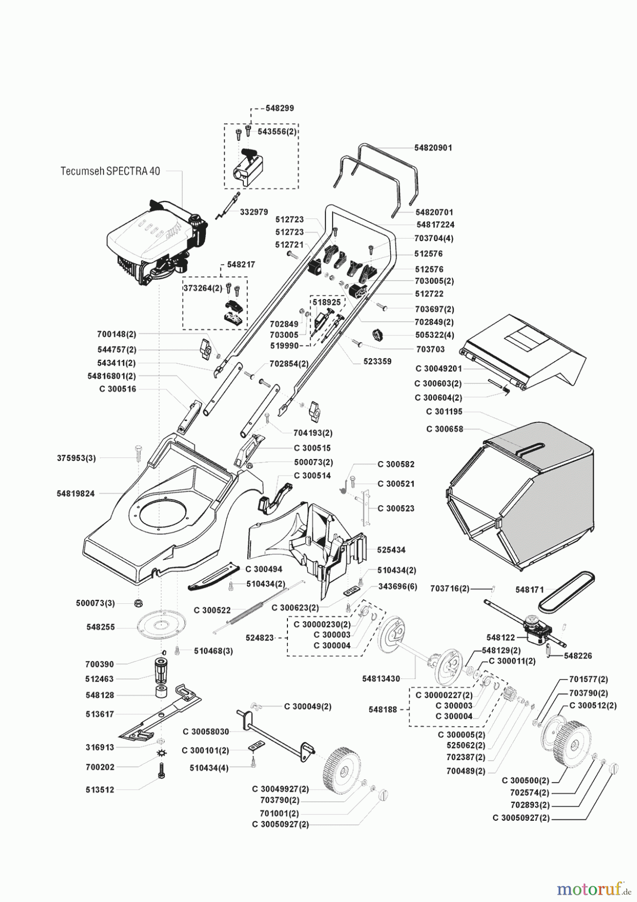 AL-KO Gartentechnik Benzinrasenmäher Apollo 40 AR Seite 1