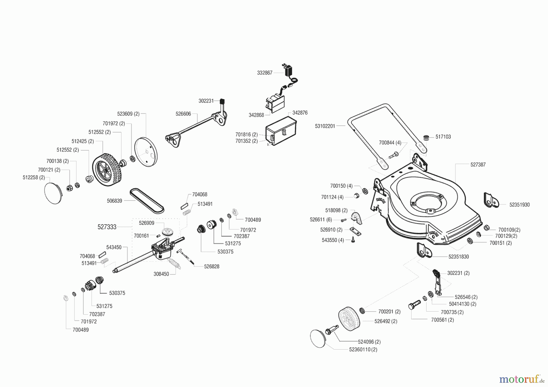 AL-KO Gartentechnik Benzinrasenmäher Turbo Silent HRE Seite 2