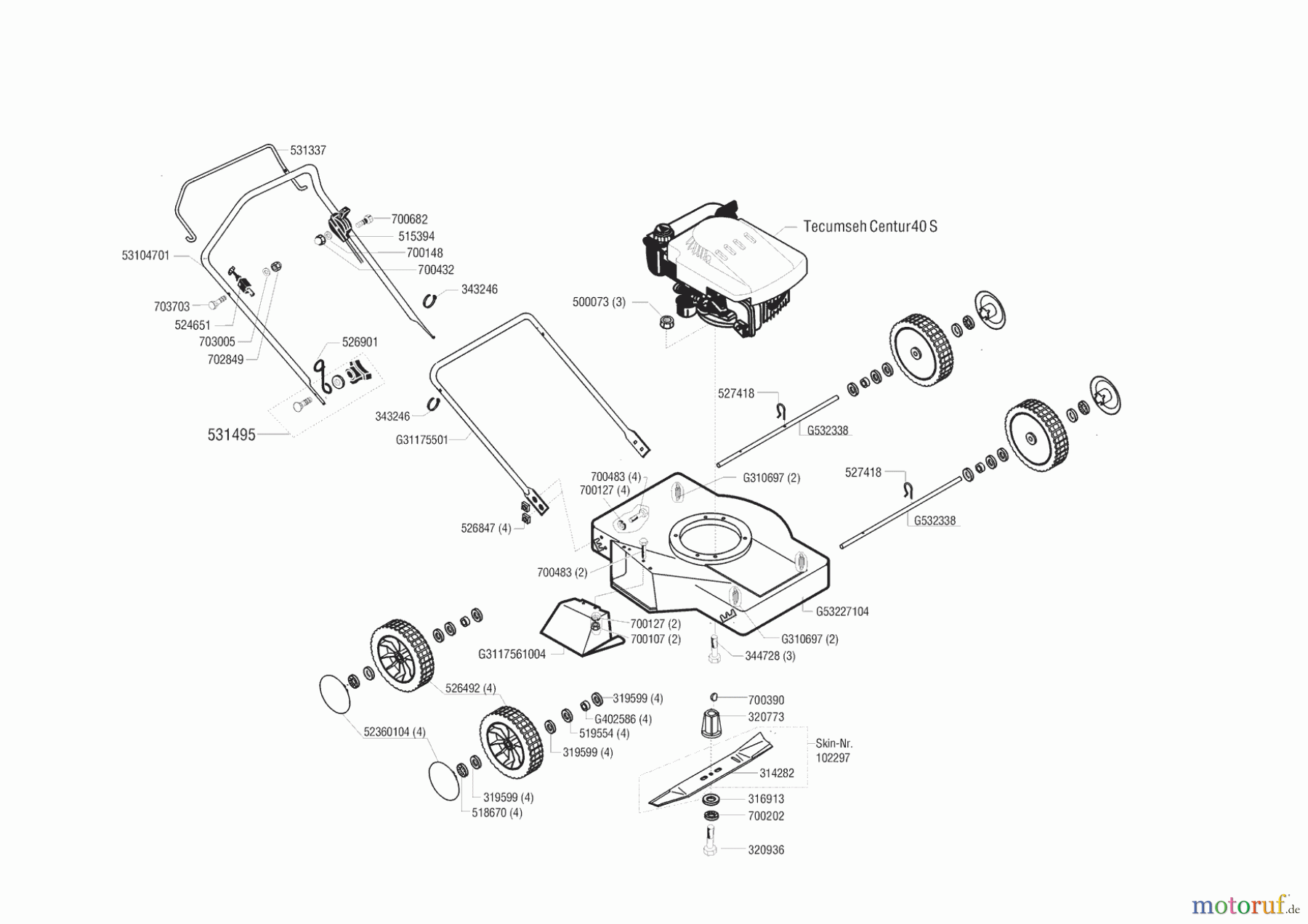 AL-KO Gartentechnik Benzinrasenmäher CLASSIC 46 00/0 Seite 1