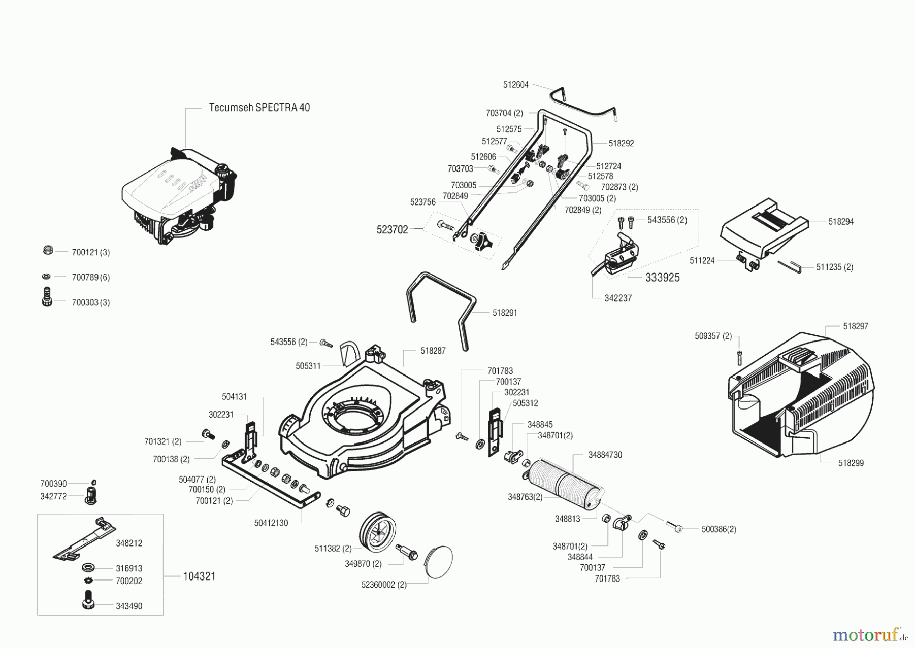 AL-KO Gartentechnik Benzinrasenmäher Sunline 661 P 00/0 Seite 1