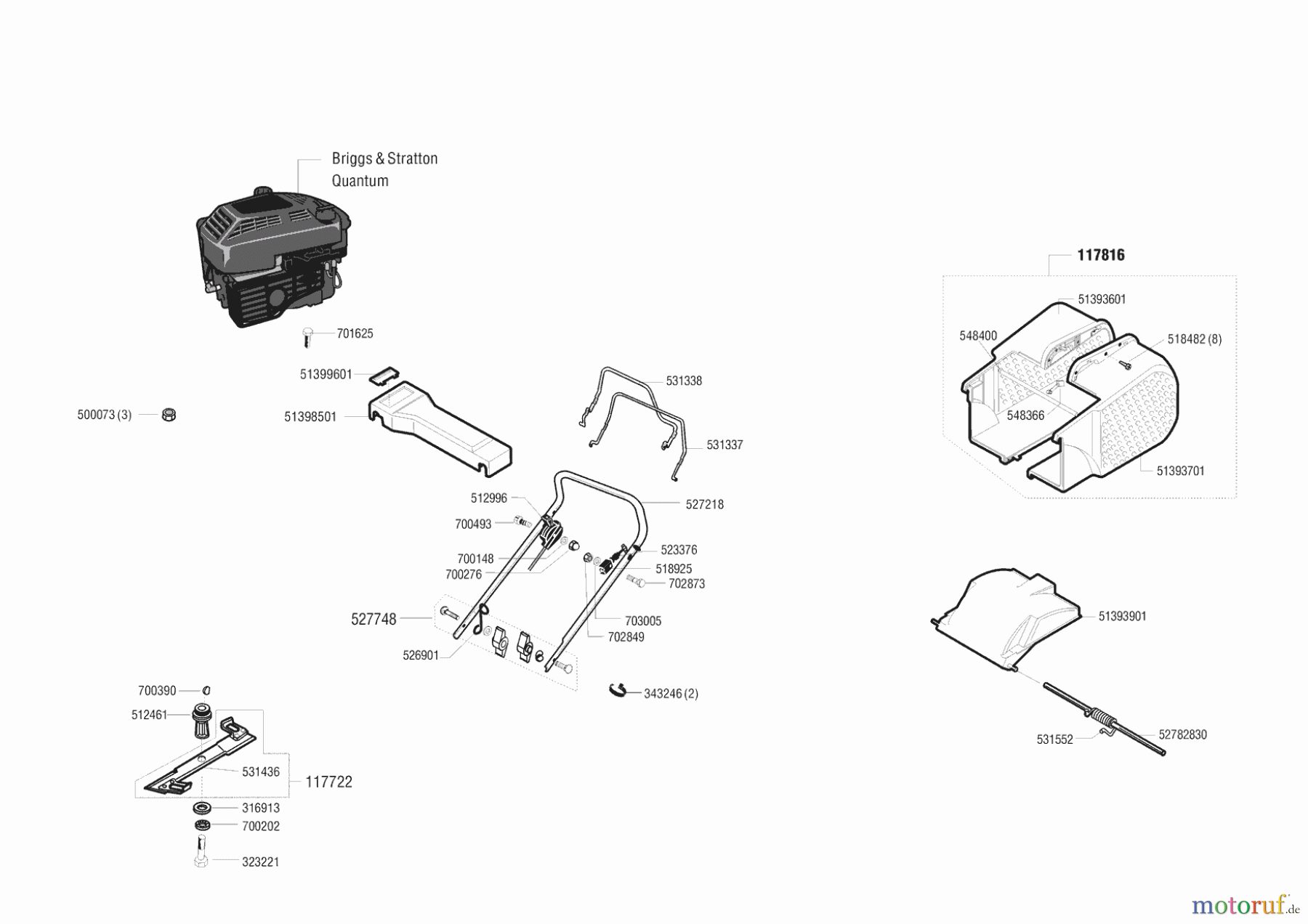  AL-KO Gartentechnik Benzinrasenmäher Sterkins 47 TX vor 12/1999 Seite 1