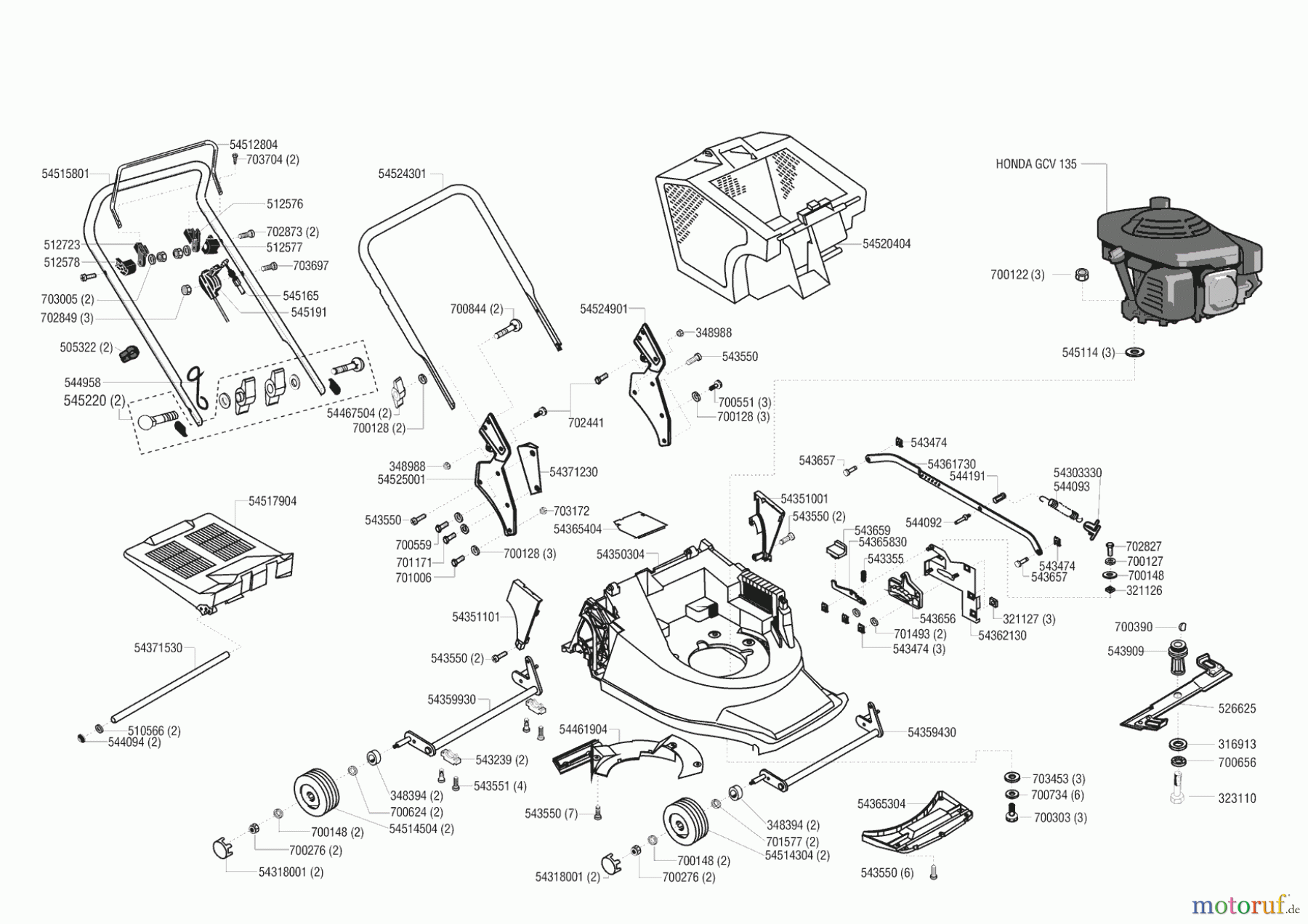 AL-KO Gartentechnik Benzinrasenmäher Premium Bio 48 B vor 01/2000 Seite 1