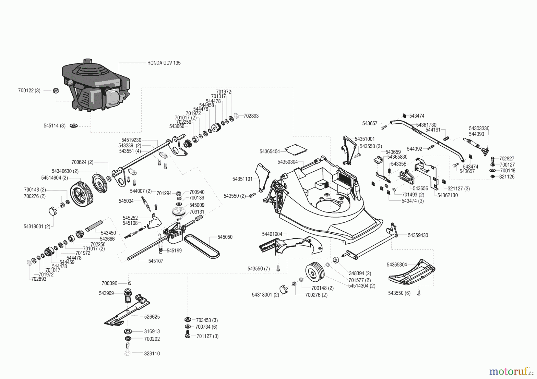 AL-KO Gartentechnik Benzinrasenmäher Premium Bio 48 BR 00/0 - 12/1999 Seite 1