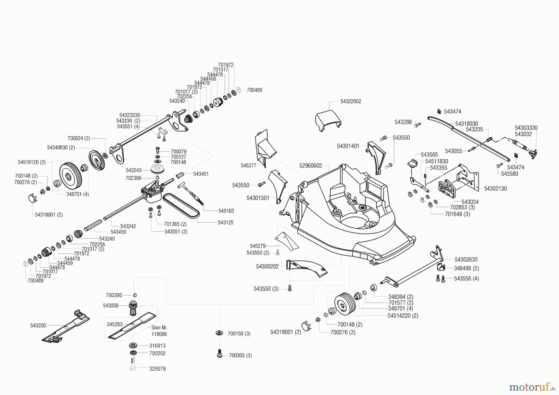 Concord Gartentechnik Benzinrasenmäher 4200 BR XXL 00/0 - 09/2000 Seite 1