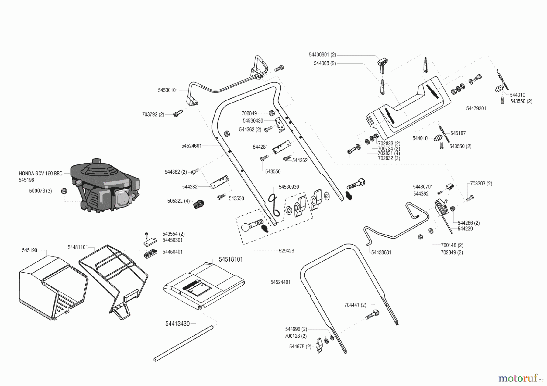  AL-KO Gartentechnik Benzinrasenmäher Premium 60 ASBH vor 10/2000 Seite 2