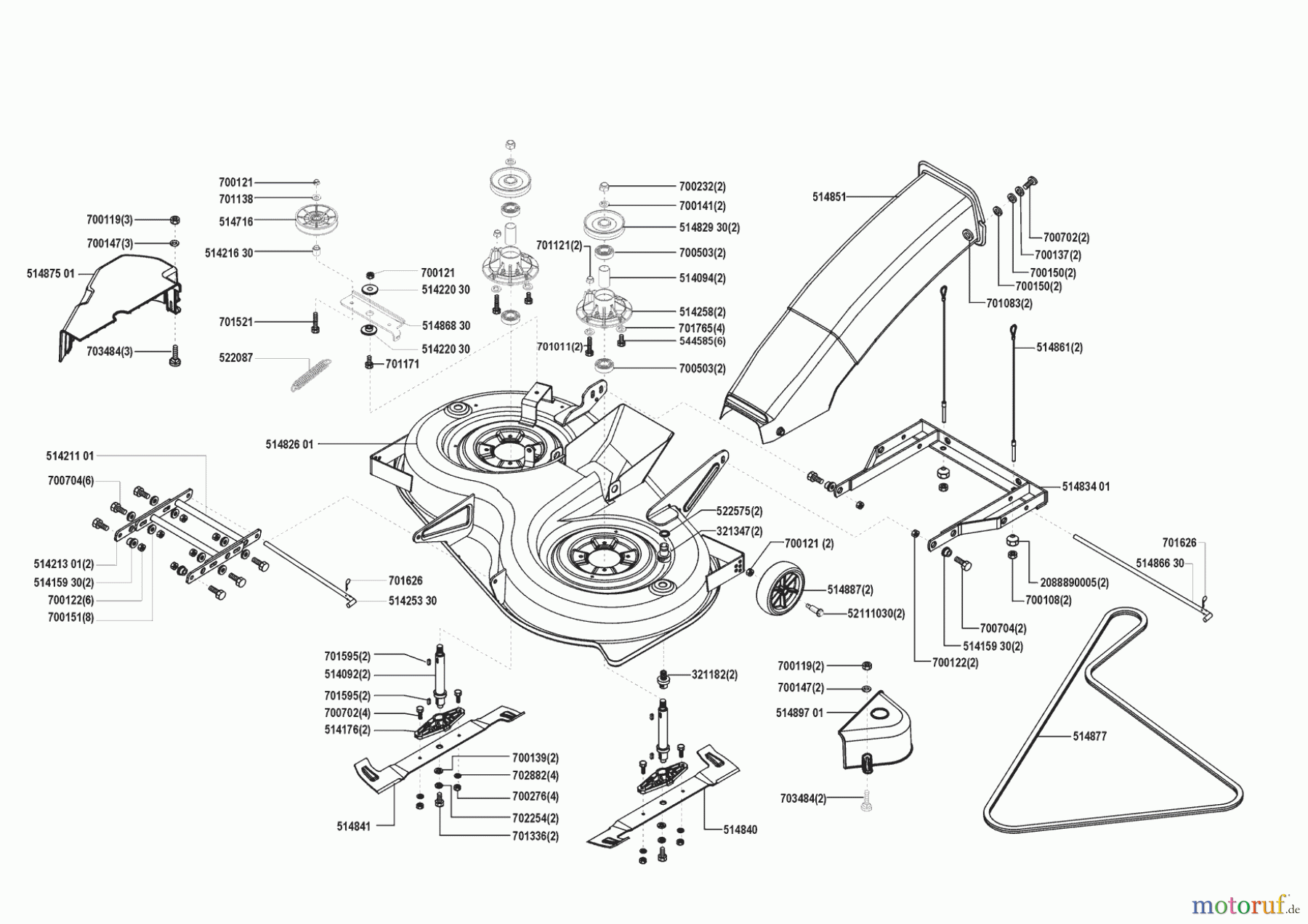  AL-KO Gartentechnik Rasentraktor T 13-102 HVC 00/0 - 02/2000 Seite 5