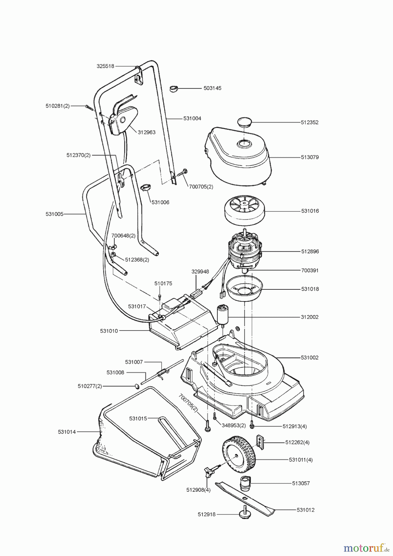 AL-KO Gartentechnik Elektrorasenmäher 3000 E 00/0 Seite 1
