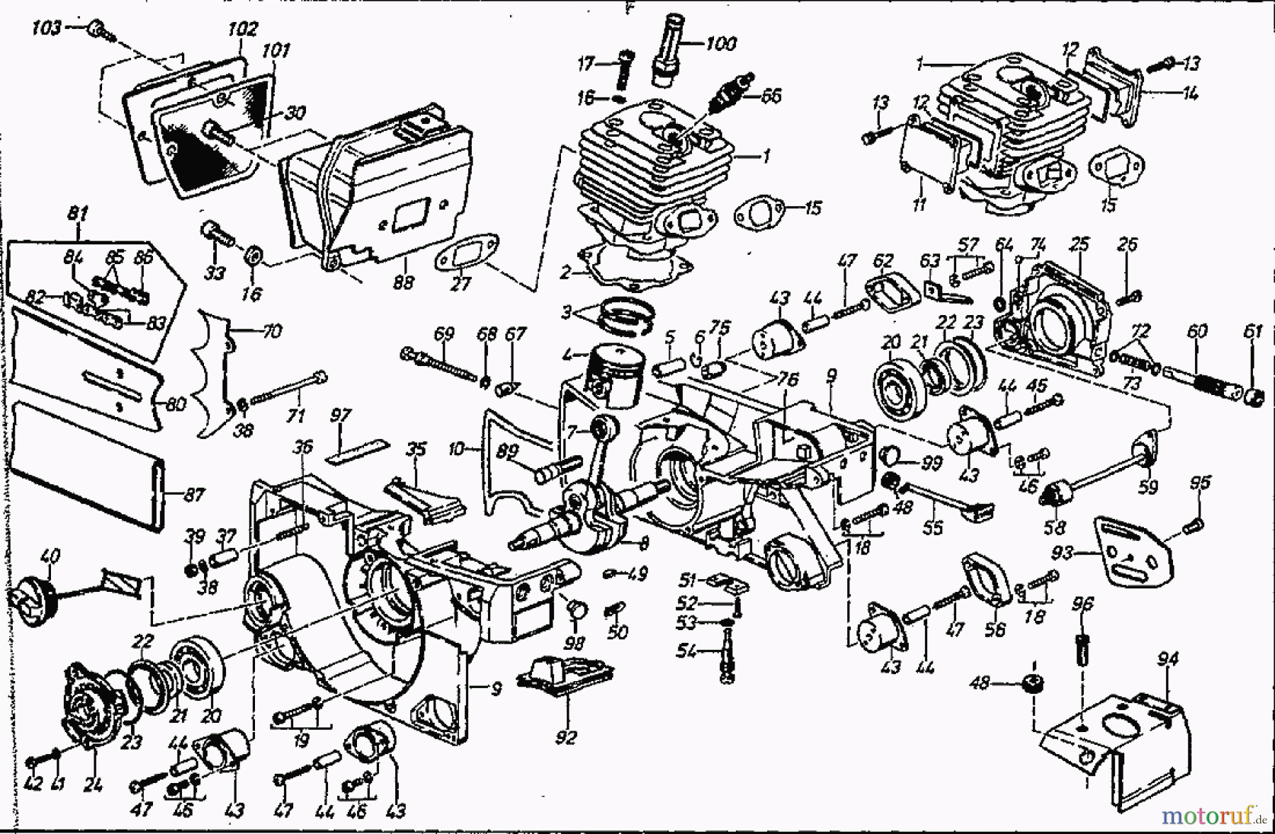  Solo by AL-KO Gartentechnik Kettensägen 603 ET 111989 Druck 9 670 705 01/1989 [SN: ET 111989 Druck 9 670 705] - 02/1991 [SN: ET 121991 Druck 9 670 706] Seite 1