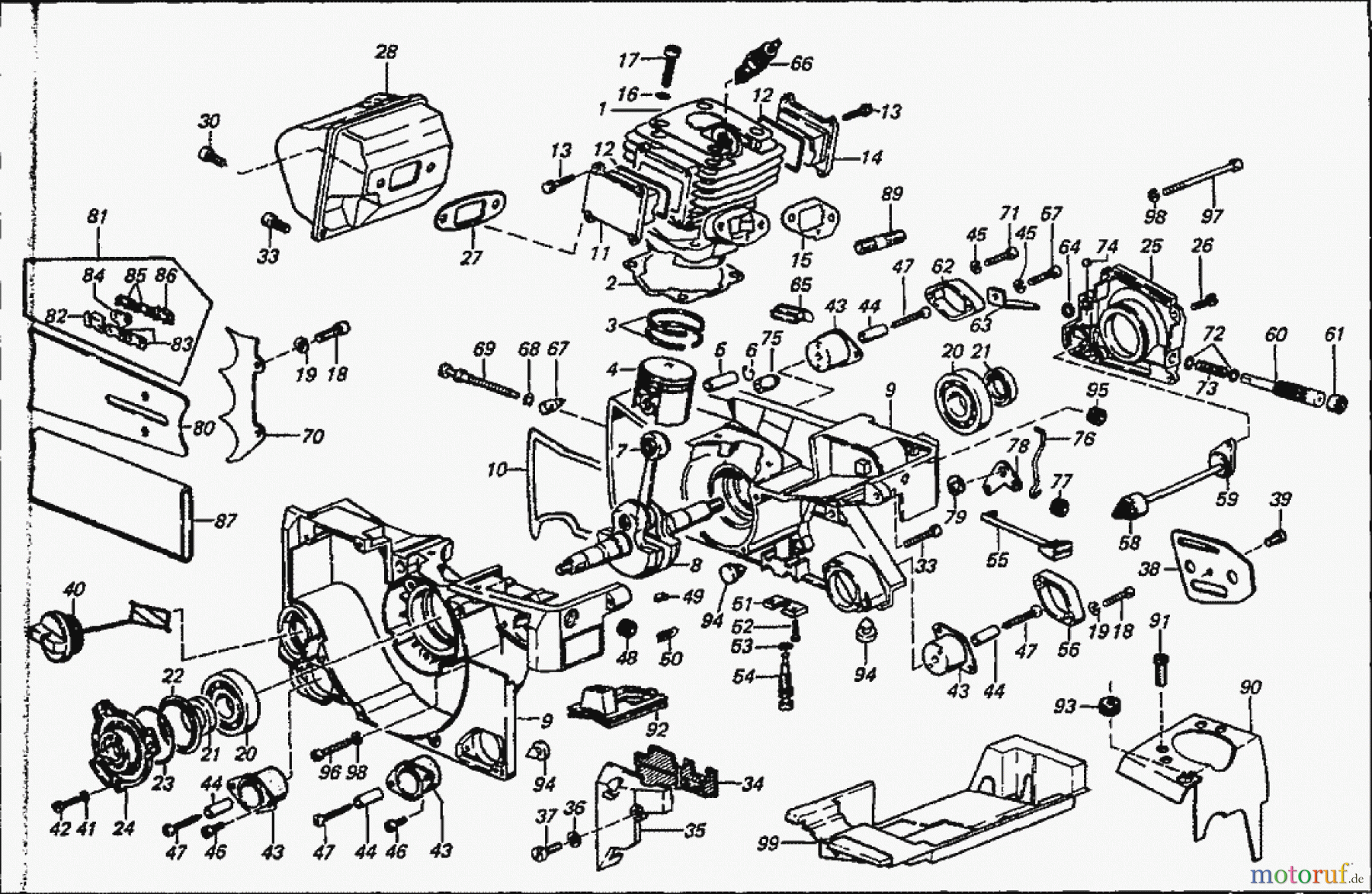  Solo by AL-KO Gartentechnik Kettensägen 662 ET 111991 Druck 9 662 708 01/1991 [SN: ET 111991 Druck 9 662 708] - 01/1993 [SN: ET 111993 Druck 9 662 709] Seite 1