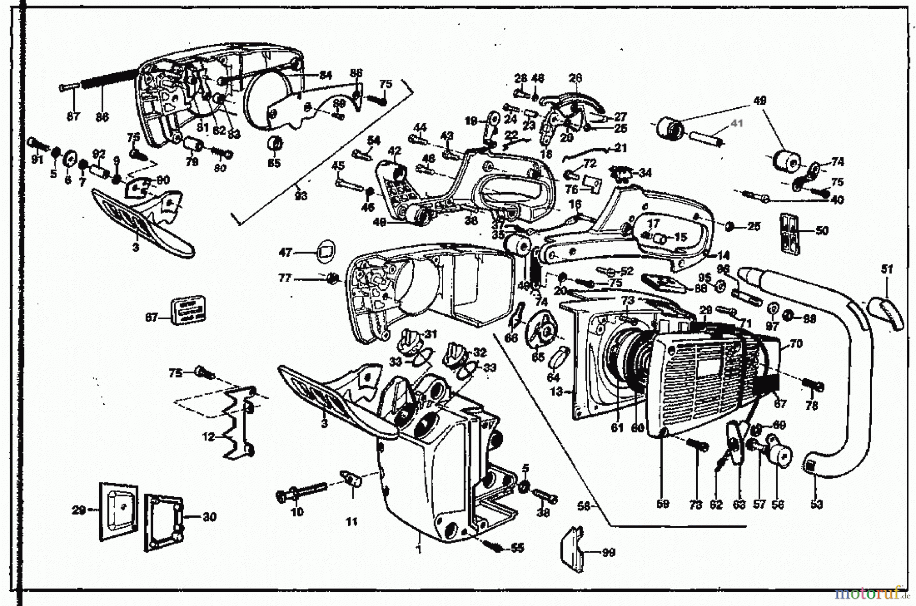  Solo by AL-KO Gartentechnik Kettensägen 641 / Farmer 40 ET 111991 Druck 9 634 704 01/1991 [SN: ET 111991 Druck 9 634 704] - 06/1996 [SN: ET 061996 Druck 9 634 705] Seite 2