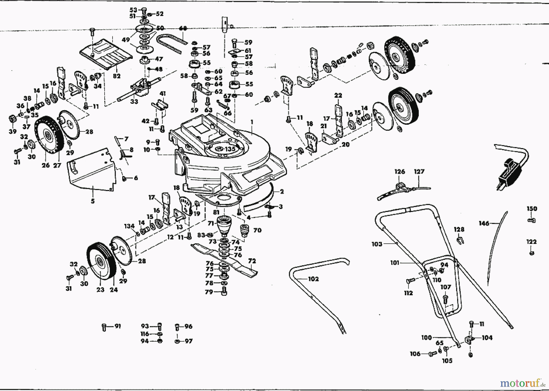  Solo by AL-KO Gartentechnik Benzinrasenmäher 551 ET 021991 Druck 9 551 701 02/1991 [SN: ET 021991 Druck 9 551 701] - 02/1992 [SN: ET 021992 Druck 9 551 702] Seite 1