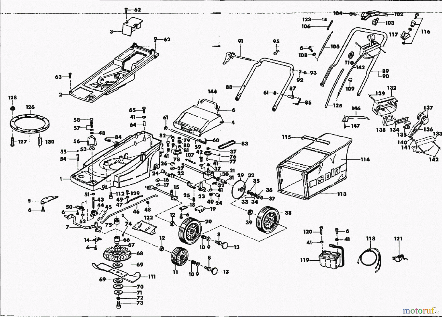  Solo by AL-KO Gartentechnik Benzinrasenmäher Primo 546 / 546 Z ET 021992 Druck 9 546 706 02/1992 [SN: ET 021992 Druck 9 546 706] - 05/1999 [SN: ET 051999 Druck 9 546 708] Seite 1