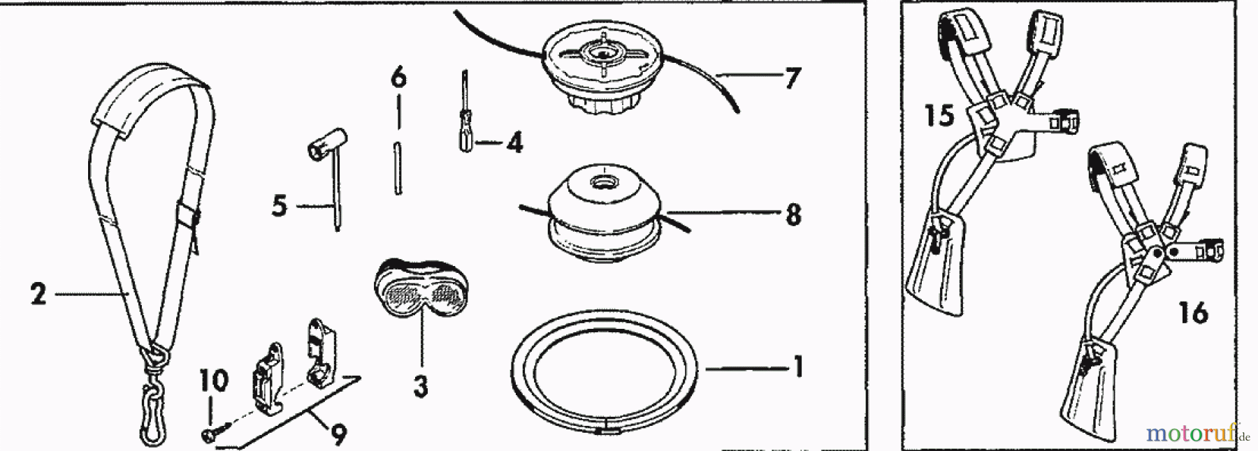  Solo by AL-KO Gartentechnik Motorsensen 120 / 124 / 126 / 128 ET 041992 Druck 9 126 702 04/1992 [SN: ET 041992 Druck 9 126 702] - 01/1994 [SN: ET 011994 Druck 9 126 703] Seite 11