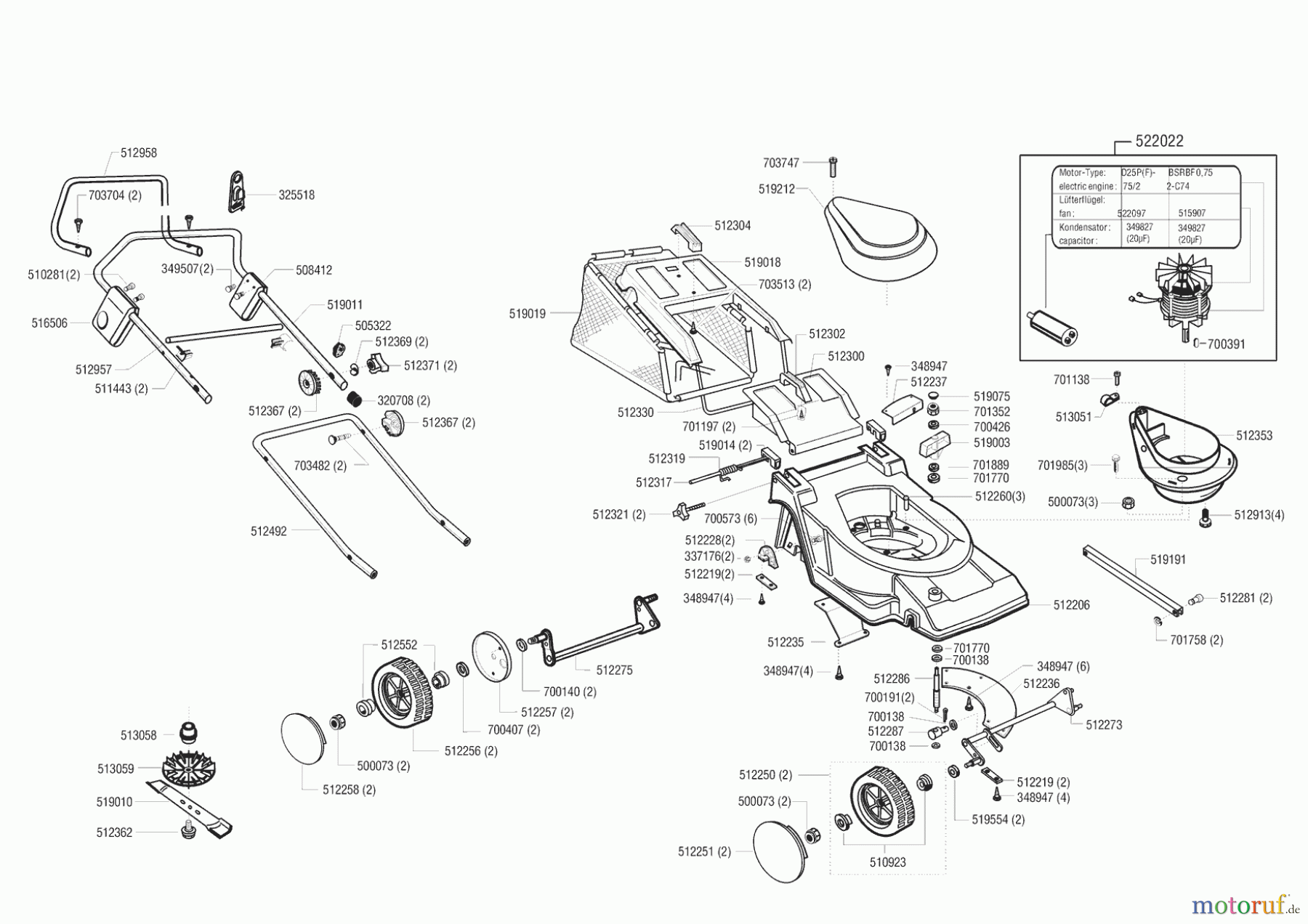 AL-KO Gartentechnik Benzinrasenmäher 48 PE 01/1995 Seite 1