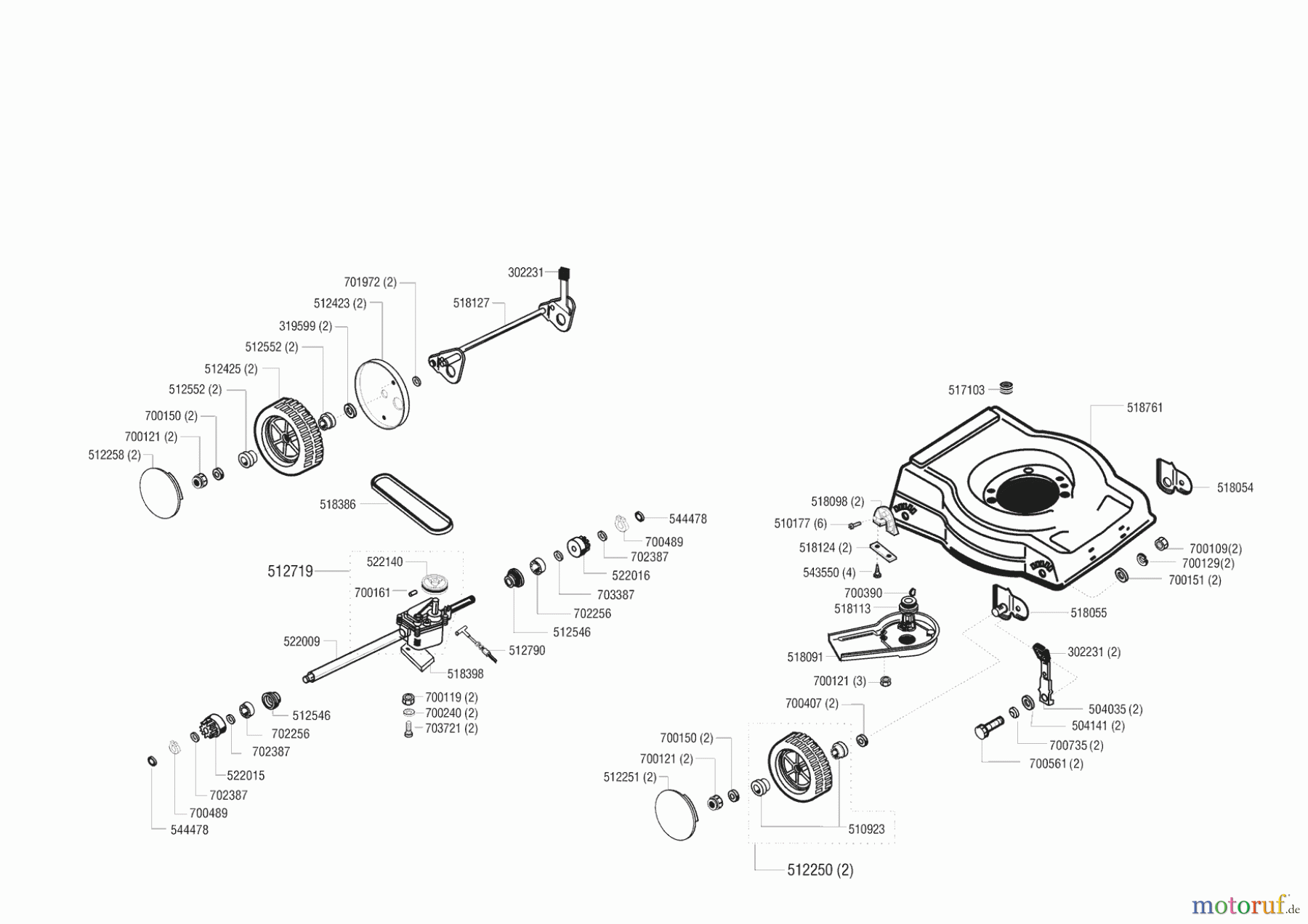 AL-KO Gartentechnik Benzinrasenmäher 540 BR Seite 2