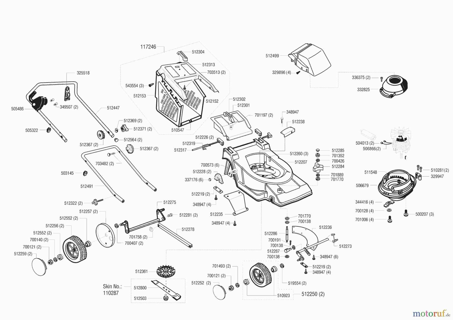 AL-KO Gartentechnik Elektrorasenmäher Sunline 480 E 05/1995 - 03/1996 Seite 1