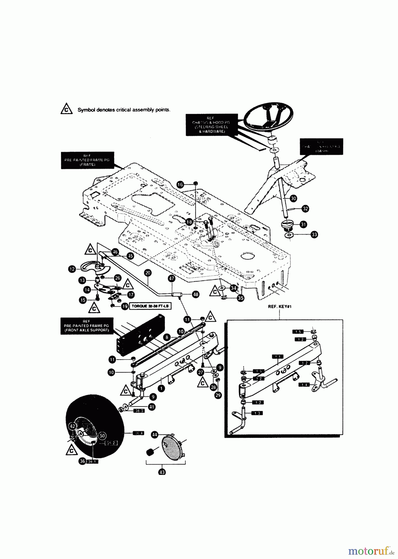  AL-KO Gartentechnik Rasentraktor T 16/110 SD ab 01/1996 Seite 5