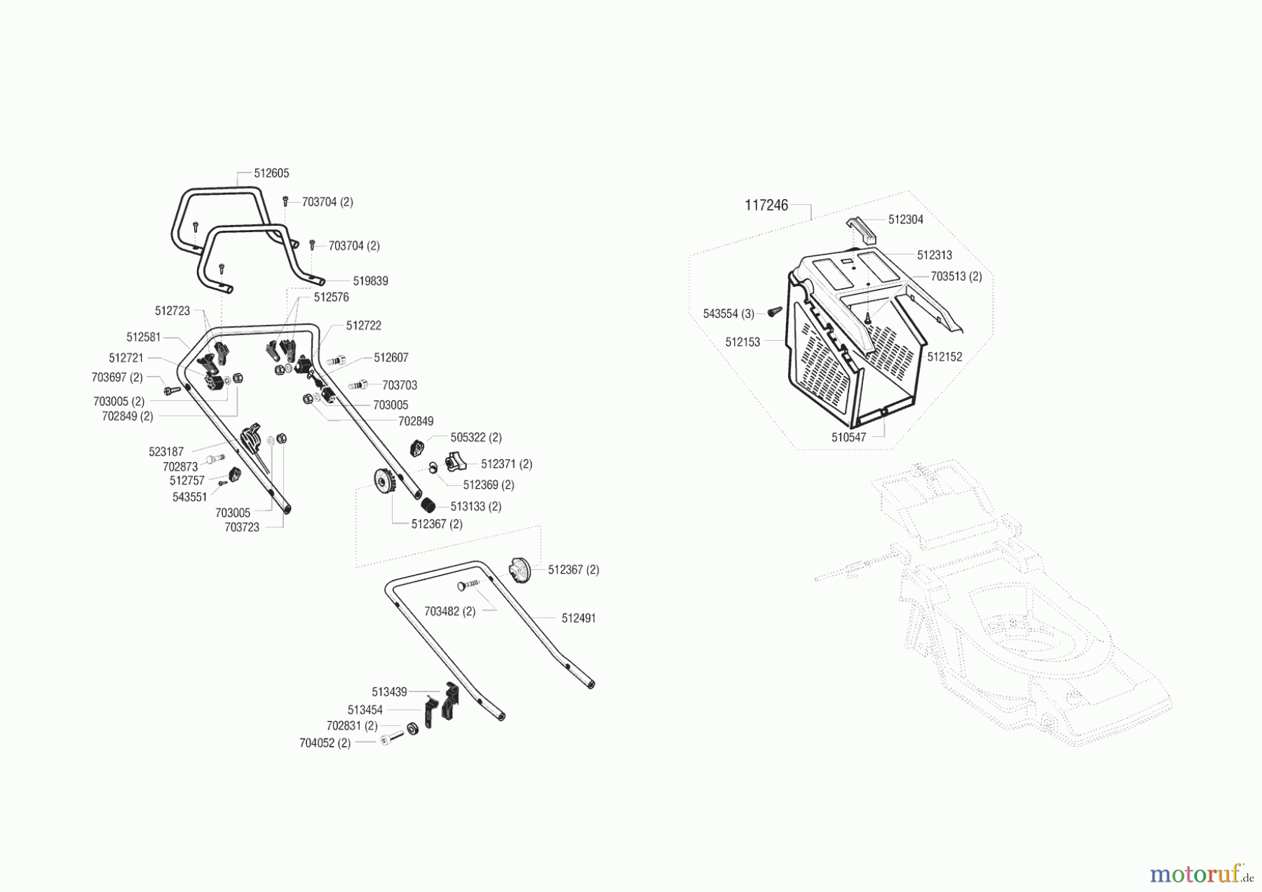 AL-KO Gartentechnik Benzinrasenmäher Sunline 480 BR Seite 2