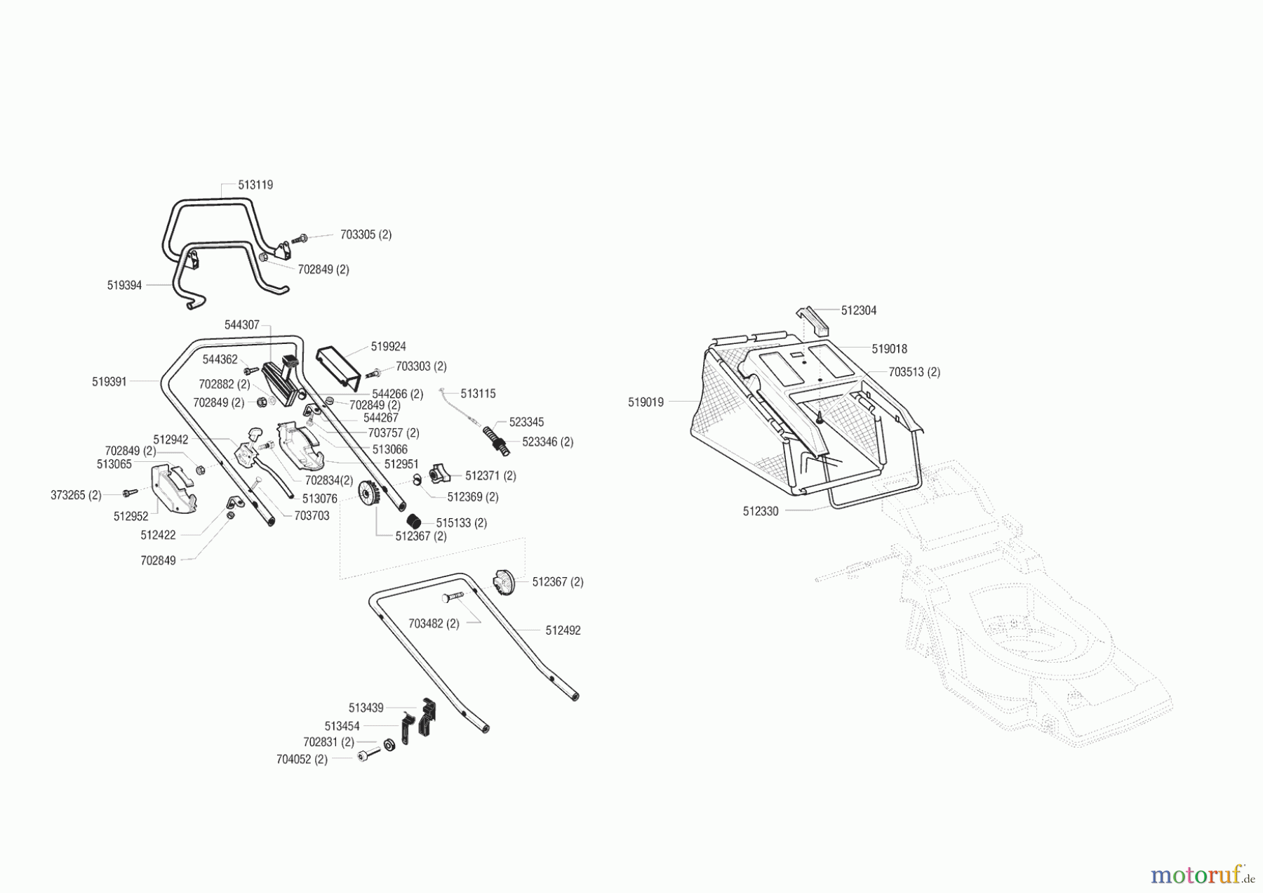  AL-KO Gartentechnik Benzinrasenmäher Sterling 48 TQ3 Seite 1