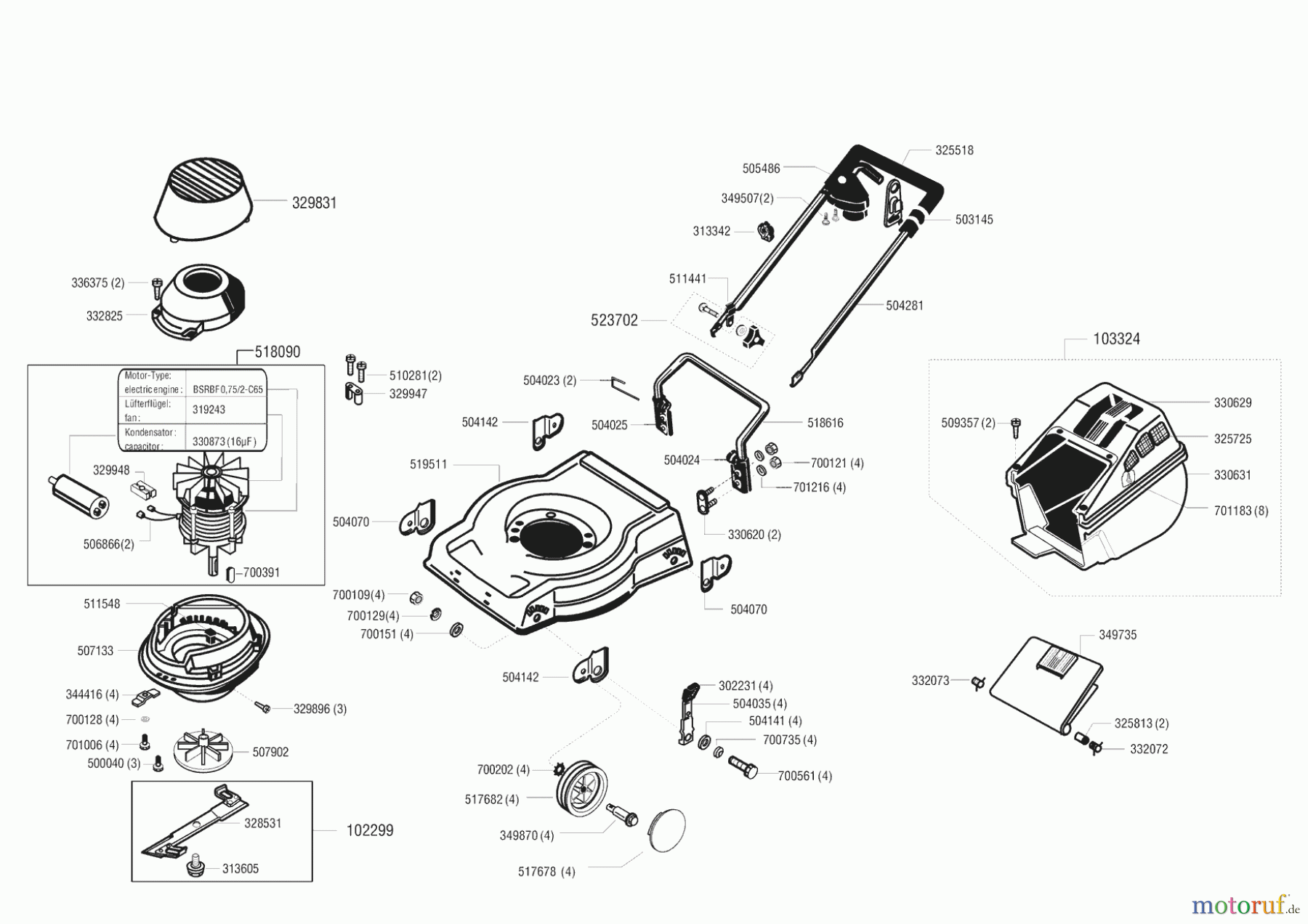 AL-KO Gartentechnik Elektrorasenmäher 48 EH ??bau Seite 1