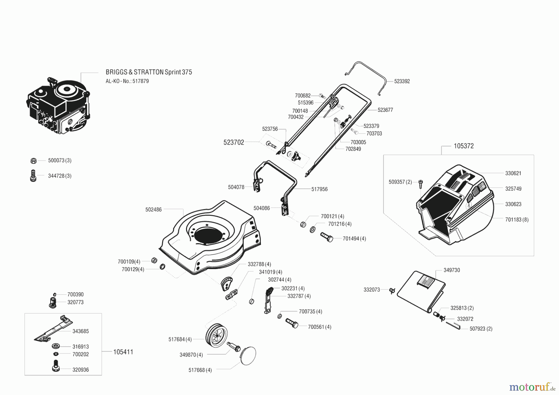 AL-KO Gartentechnik Elektrorasenmäher H-35 Seite 1
