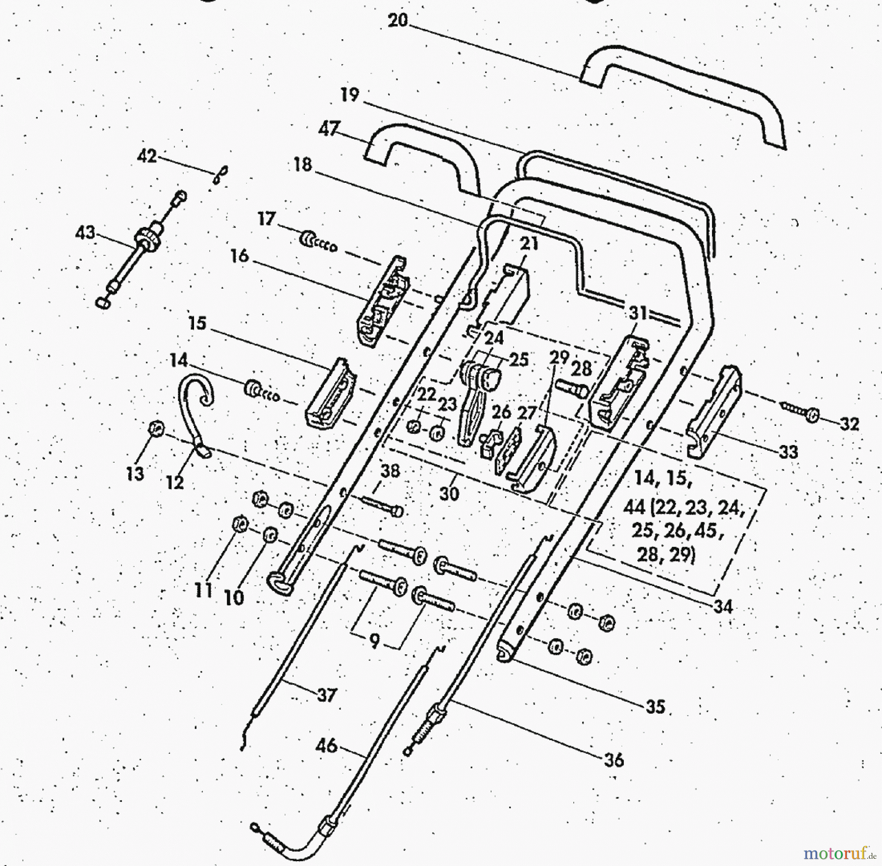  Solo by AL-KO Gartentechnik Benzinrasenmäher 553 / 553 P ET 041996 Druck 9 553 700 04/1996 [SN: ET 041996 Druck 9 553 700] - 04/1996 [SN: ET 041996 Druck 9 553 P 700] Seite 4