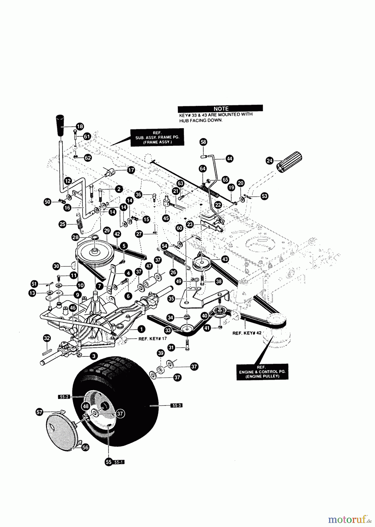 Concord Gartentechnik Rasentraktor T12,5/102 RD Seite 4