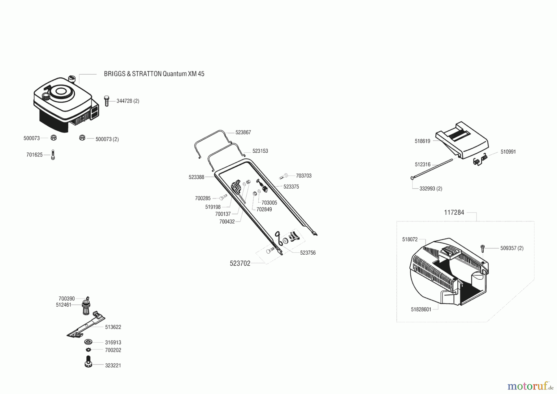  AL-KO Gartentechnik Benzinrasenmäher Top 3500 HR Seite 1