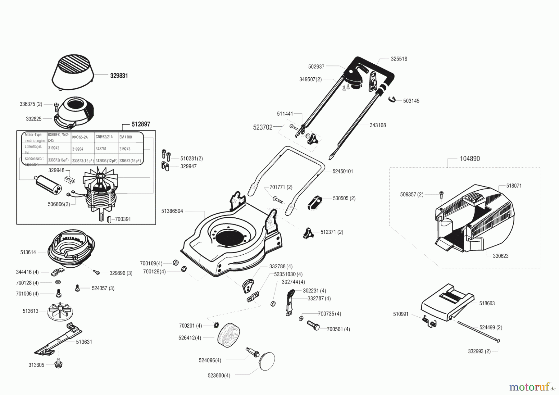 AL-KO Gartentechnik Elektrorasenmäher 38 EH Seite 1
